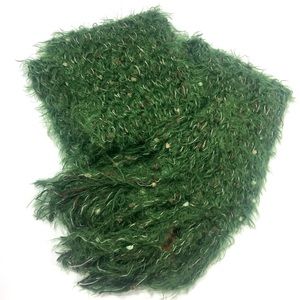 LORENZO Soft Knit Green Scarf Made in Italy